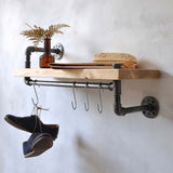 New York Industrial Pipe Wall Shelf British Made New York Industrial Pipe Wall Shelf by Industrial By Design