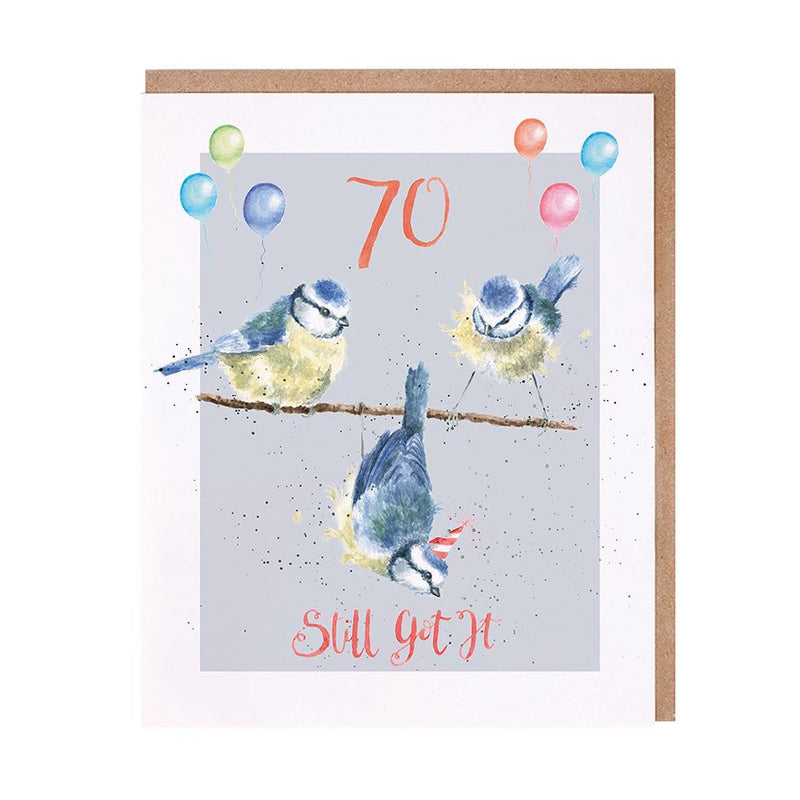 70 Still Got It Birthday Card British Made 70 Still Got It Birthday Card by Wrendale