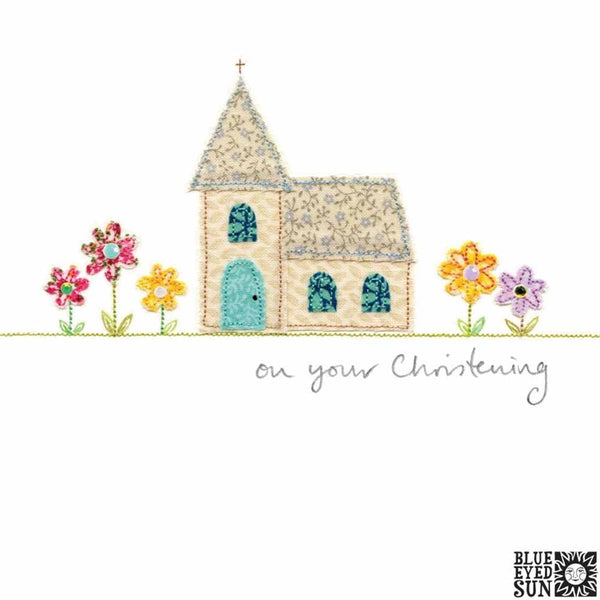 Christening Card - Sew Delightful by Blue Eyed Sun