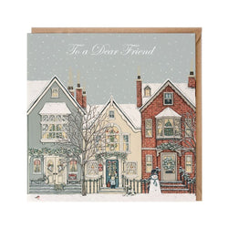 To a Dear Friend - Christmas Card British Made To a Dear Friend - Christmas Card by Sally Swannell