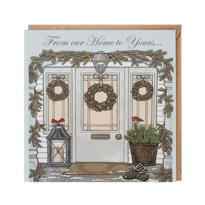 From Our Home to Yours - Christmas Card British Made From Our Home to Yours - Christmas Card by Sally Swannell