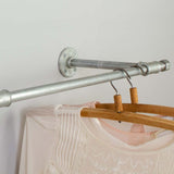 Notting Hill Industrial Clothes Rail Galvanised British Made Notting Hill Industrial Clothes Rail Galvanised by Industrial By Design