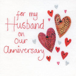 Husband Anniversary Card - Vintage British Made Husband Anniversary Card - Vintage by Blue Eyed Sun
